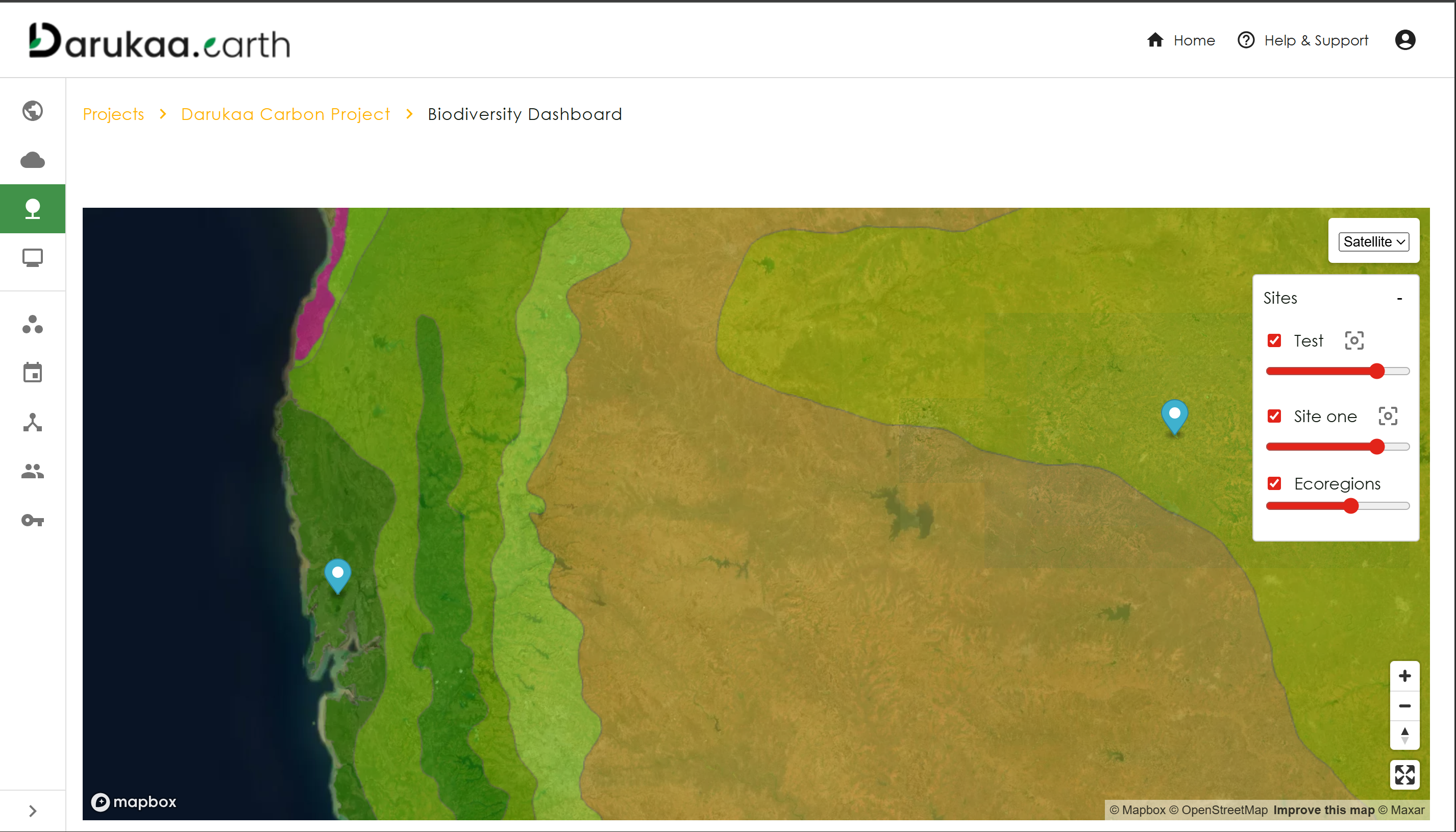 Biodiversity Dashboard